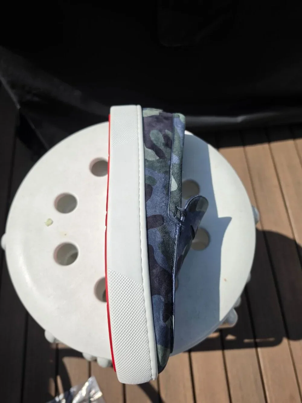 Christian Louboutin Paqueboat Flat 'Multi-Color Camo